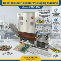 Machine d'emballage sous blister semi-automatique de bureau, électrique, pour pilules, capsules et comprimés