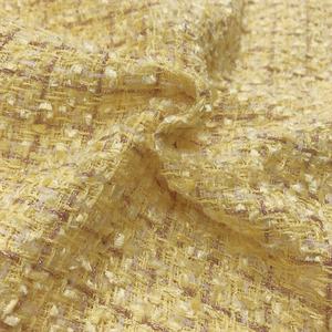 Ovillo de lana de tweed a cuadros para mujer, tejido italiano teñido, abrigo - Product Image 3