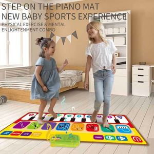 Alfombra <span class=keywords><strong>Musical</strong></span> Educativa para Niños, Tapete de Piano para el Suelo, Alfombra de Teclado para Niños, Manta con Números, Tapete de Juego Táctil <span class=keywords><strong>2022</strong></span> - Product Image 3