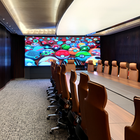 Écran d'affichage LED UHD 1.2mm 1.5mm 2.0mm Petit pas de pixels Mur vidéo intérieur pour salle de contrôle Centre de commande Fonctionnement stable