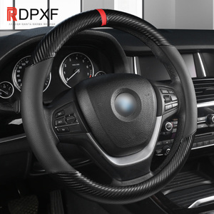 ปลอกหุ้ม<span class=keywords><strong>พวงมาลัย</strong></span>รถยนต์แบบสากล ระบายอากาศได้ดี ดีไซน์กันลื่น สำหรับ<span class=keywords><strong>พวงมาลัย</strong></span>ขนาด 37-38 ซม. อุปกรณ์ตกแต่งรถยนต์ยอดนิยม - Product Image 4