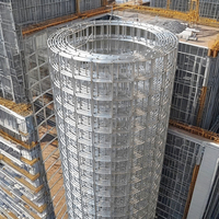 Malla de Alambre de Hierro Soldada Galvanizada por Inmersión en Caliente para Construcción Industrial