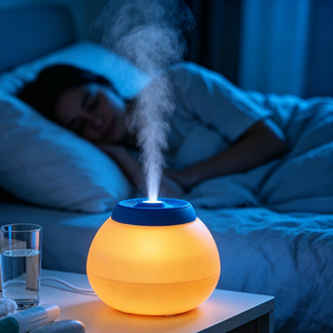 Diffuseur d'arômes à vapeur chaude pour la maison, sans filtre, soulage la congestion <span class=keywords><strong>respiratoire</strong></span> pour toute la famille - Product Image 2
