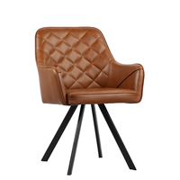 Fauteuil inclinable moderne en similicuir pour salon et chambre à coucher, fauteuil de lecture rembourré avec dossier haut