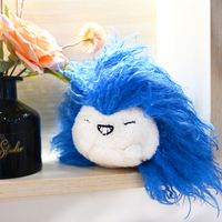 Fabricant de jouets en peluche personnalisés hérisson bleu au design innovant, faible MOQ, matériau doux