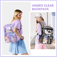 2025 Nouveautés Sacs de stade transparents Sacs de marque de luxe Sacs à dos et messagers pour femmes Plus de produits tendance
