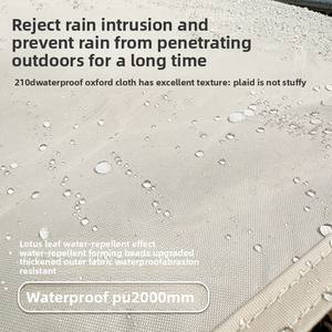 12-Personen-Pyramidenzelt im Hotels til Oxford-Stoff-Outdoor-Reise zelt für Camping-und Geburtstags feiern im mongolischen Jurten stil - Product Image 2