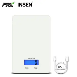 Top Quality USB tempered glass 15000g pronto digital multifunction kitchen scale