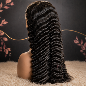 Perruques Lace Front en Cheveux Humains de Haute Qualité, Perruques Brésiliennes en Promotion, Style Ondulations Profondes Teintées, Extension de Cheveux Remy - Product Image 5