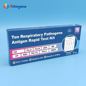 AfireGene Offre Spéciale Kit de <span class=keywords><strong>Test</strong></span> Respiratoire Combiné 7 en 1 10 en 1 <span class=keywords><strong>Test</strong></span> Rapide d'Antigènes Grippe A&B <span class=keywords><strong>RSV</strong></span> ADV MP PIV1/2/3/4 - Product Image 4