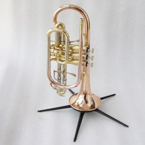 <span class=keywords><strong>Cornet</strong></span> Focustyle BB Tone en laiton, avec cloche en cuivre phosphoreux, tube de guidage en cuivre nickelé, <span class=keywords><strong>pistons</strong></span> en acier inoxydable, fabriqué en Chine - Product Image 4