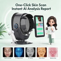 Professioneel AI-gebaseerd gezichtshuidanalysesysteem, desktop multi-race huidscanner voor medische spa's & beautysalons