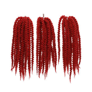 For Rebecca Factory Bulk Buy Synthetic Marley <b>Hair</b> <b>Twists</b> <b>Afro</b> Kinky Braiding <b>Hair</b> Extension with French Curl & Faux Locs Styles - Product Image 5