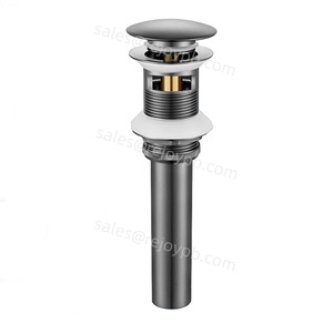 Brass cống tràn bấm vào Clack Pop Up lưu vực drainer chất thải phòng tắm đẩy xuống lưu vực cống - Product Image 6