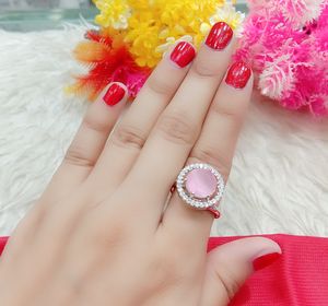 Monalisa แหวนปาร์ตี้ทองเหลืองปรับได้ทันสมัยปรับแต่งได้สำหรับผู้หญิงและเด็กผู้หญิงเครื่องประดับแฟชั่นจำนวนมาก - Product Image 3