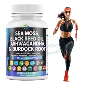 Ausreson Pure Black Seed Oil Capsules (Black Cumin Extract) Vegan <b>Vitamins</b> Not for Newborns - Product Image 1