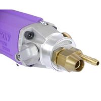Personnalisé 3600 tr/min interrupteur marche/arrêt échappement arrière eau humide air polisseuse pneumatique ponceuse meuleuse pour pierre, marbre, granit