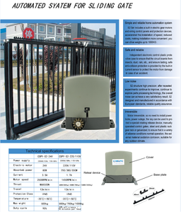 Haute qualité Chisung CSPY-S6 moteur à courant alternatif 500kg télécommande automatique ouvre-porte <span class=keywords><strong>coulissant</strong></span> Construction en alliage d'aluminium 1 an - Product Image 6