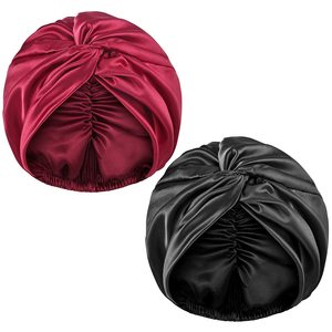 Sombrero turbante cruzado musulmán de tela impresa con logotipo personalizado, turbante <span class=keywords><strong>hijab</strong></span> para damas - Product Image 2