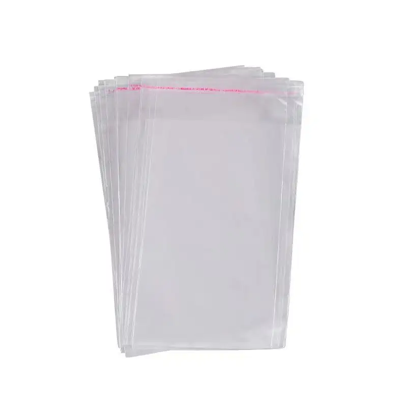 Bolsa de plástico transparente OPP ecológica, varios tamaños, venta al por mayor