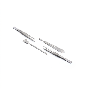 Ensemble d'instruments chirurgicaux de base de qualité supérieure, norme allemande, pour interventions chirurgicales mineures, 13 pièces avec boîte, approuvé CE et ISO - Product Image 5