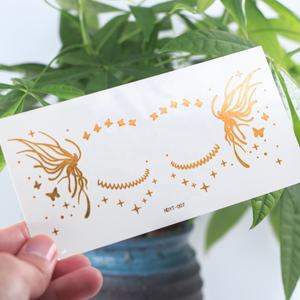 <span class=keywords><strong>Tatuaggi</strong></span> Temporanei Personalizzabili <span class=keywords><strong>con</strong></span> Lentiggini Colorate e Glitter Dorato Scintillante, Confezione <span class=keywords><strong>con</strong></span> Busta Stampata - Product Image 1