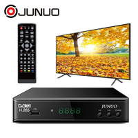 Numérique 16 ans usine DVB-T2HD 10Bit HD STB PVR Récepteur Freenet TV noir ETHERNET H.265 TV Tuner