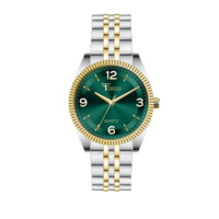 Montre bracelet en alliage de quartz de luxe, élégante et précise, mouvement Seiko, verre, résistante à l'eau 3BAR, mode quotidienne