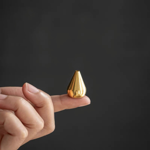 BECORA - Porta <span class=keywords><strong>Incienso</strong></span> y Quemador de <span class=keywords><strong>Incienso</strong></span> Aromático de Latón Satinado, Duradero, con Forma de Gota de Agua Pequeña, Decoración para <span class=keywords><strong>el</strong></span> Hogar, Meditación y Escritorio - Product Image 3