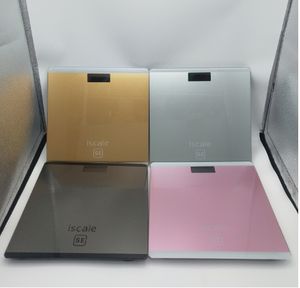 Balance électronique numérique pour salle de bain avec verre trempé, portable, certifiée ROHS, capacité de 180 kg, alimentée par batterie - Product Image 1