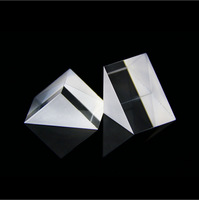Prisms Kaleidoscopes Optical Elements of Mirror Triangular Prism 15x15mm Science Classroom Optics Kits