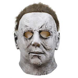 Michael Myers máscara <span class=keywords><strong>de</strong></span> látex película <span class=keywords><strong>de</strong></span> Horror Cosplay para hombres miedo <span class=keywords><strong>de</strong></span> <span class=keywords><strong>la</strong></span> mascarada <span class=keywords><strong>de</strong></span> Halloween <span class=keywords><strong>de</strong></span> <span class=keywords><strong>la</strong></span> máscara - Product Image 1