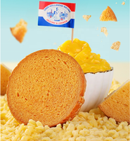 Naziba Biscuits croustillants au beurre Biscuits Emballage unique Pain grillé 45g