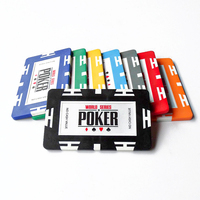 Jetons de poker rectangulaires personnalisés de haute qualité, jetons de casino, jetons de poker Las Vegas, marqueurs de balle de golf, jetons de boisson avec logo personnalisé
