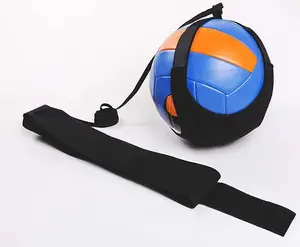 可调足球踢训练器腰带足球单人练习训练设备足球训练器松紧带