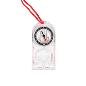 Xách tay túi kích thước Scout La bàn bản đồ Cai Trị Kính lúp la bàn cho đi bộ đường dài, hình học la bàn với điều chỉnh dây và lỗ - Product Image 2