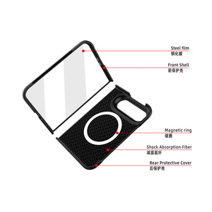 เคส Huanmin สำหรับ iPhone 18 Ultra สีแดง วัสดุ PC ป้องกันการตกกระแทก พร้อมวงแหวนแม่เหล็ก ผิวสัมผัสนุ่ม - Product Image 3
