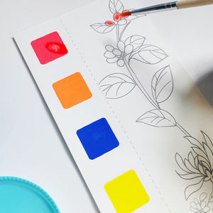 Livre de peinture à l'<span class=keywords><strong>aquarelle</strong></span> personnalisé de conception chinoise, livre de coloriage à l'<span class=keywords><strong>aquarelle</strong></span> bon marché - Product Image 4