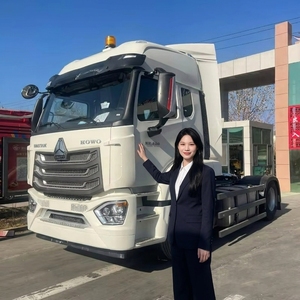 <span class=keywords><strong>Camion</strong></span> d'occasion SINOTRUK HaoHan 4X2, <span class=keywords><strong>camion</strong></span> tracteur 440HP Euro 5 Diesel, transmission manuelle, 6 cylindres, direction à gauche, suspension pneumatique - Product Image 1