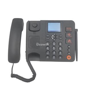 Téléphone <span class=keywords><strong>fixe</strong></span> <span class=keywords><strong>sans</strong></span> <span class=keywords><strong>fil</strong></span> GSM double SIM Beawin avec gros boutons de numérotation et mémoire, idéal pour les personnes âgées et l'utilisation à domicile - Product Image 4