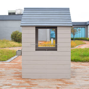 Maisonnette en bois pour enfants avec toit gris, cabane de jardin extérieure - Product Image 3