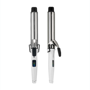 Fer à friser électrique 25 mm pour petites boucles sur cheveux mi-courts avec écran LCD et réglages de chaleur ajustables - Product Image 2