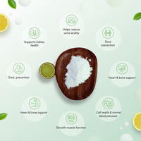 FUQANG Harga Grosir Suplemen Magnesium Citrate Bubuk Magnesium Citrate Putih Murni