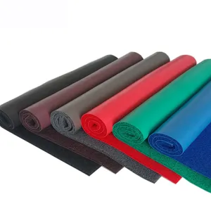 Foam backing PVC Coil Mat custom door floor mat PVC coil Vinyl Loop carpet waterproof printing PVC foot mat