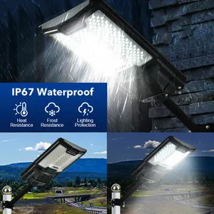 Outdoor Lighting Energy Saving Waterproof Ip67 200w 300w 400w 500w 800w All In 1 Integrated Led Solar Street Light