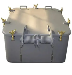 Couvre-trou de visite étanche et ignifuge en aluminium/acier pour fournitures marines - Product Image 5