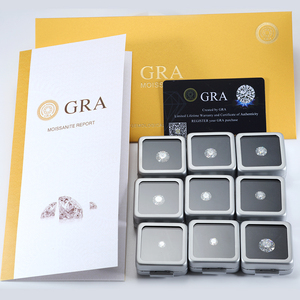 Wish Moissanite Jewelry GRA Moissanite Vs <span class=keywords><strong>diamant</strong></span> 2022 nouveau <span class=keywords><strong>prix</strong></span> rond 1 Ct Moissanite pierres en vrac vente en gros - Product Image 1