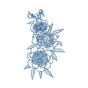 BXTAT <span class=keywords><strong>รอย</strong></span><span class=keywords><strong>สัก</strong></span>น้ำสีฟ้ากึ่งถาวรของมงกุฎแมว Partysu พืชหนวดลูก<span class=keywords><strong>ศร</strong></span>ดอกไม้มังกร GZ247to252 - Product Image 3