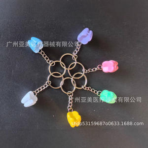 Boîte de rangement pour dents de lait pour enfants, porte-dents de lait avec porte-clés, boîte à prothèses dentaires, porte-clés en plastique en vrac pour la préservation des dents de lait - Product Image 2