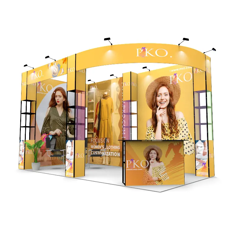 Pop Up Container Trade Show Display 10*10 Modular Exhibition Booth Other Trade Show Equipment